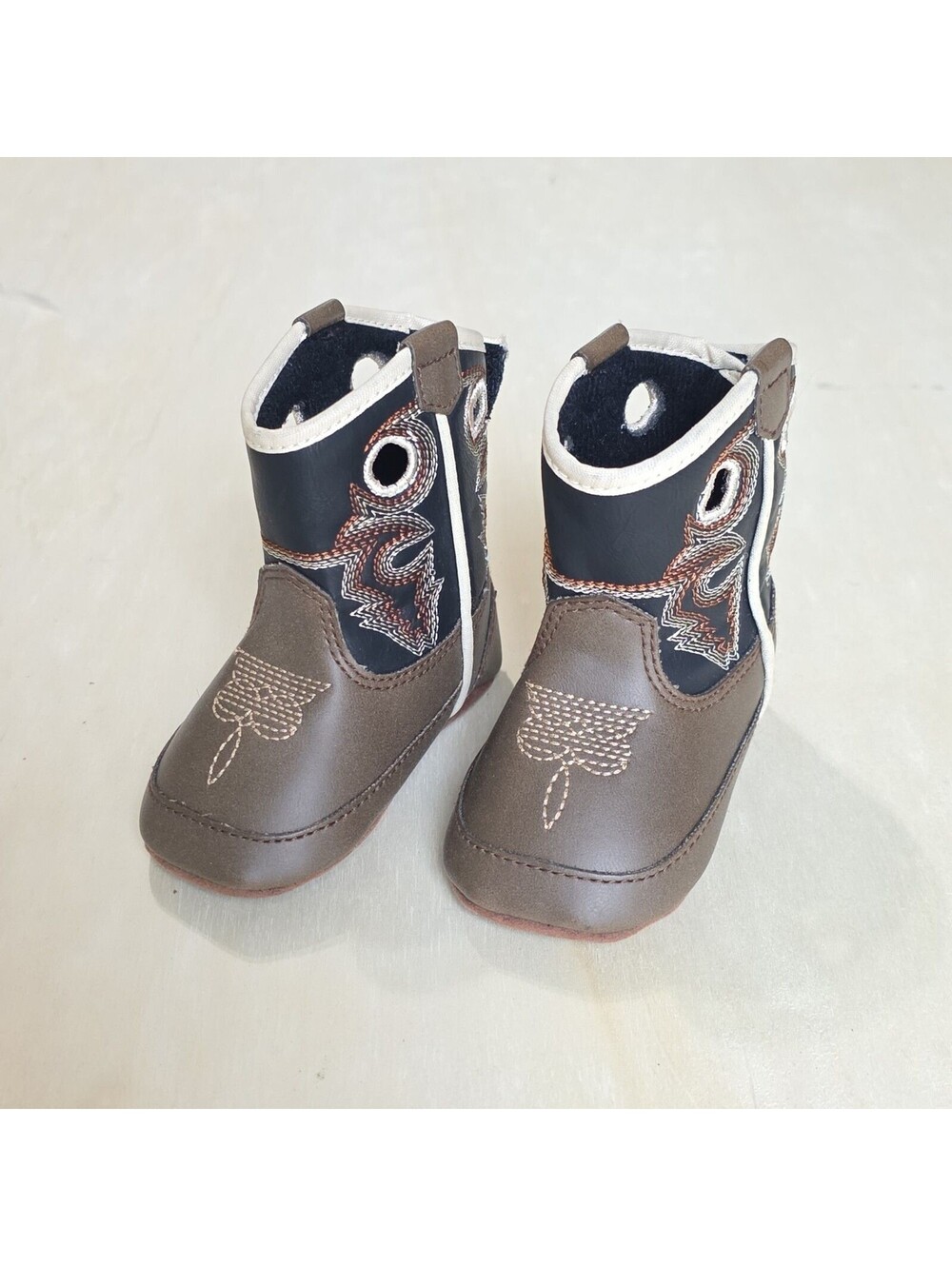 Twister Infant Size Cowboy Boots Brown Western Soft Sole Baby Boots